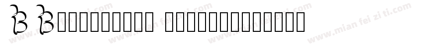 BBteacherPC Mediumm字体转换